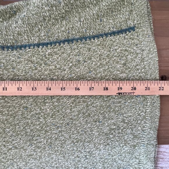 Women's Woolrich Aloe Heather Green Sweater, 1/4 Zip, Size Large, #9624, EUC! - Picture 15 of 15